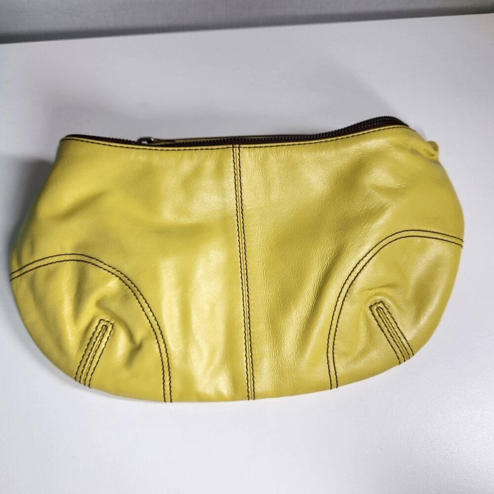 Free People Yellow Leather Shoulder Bag
